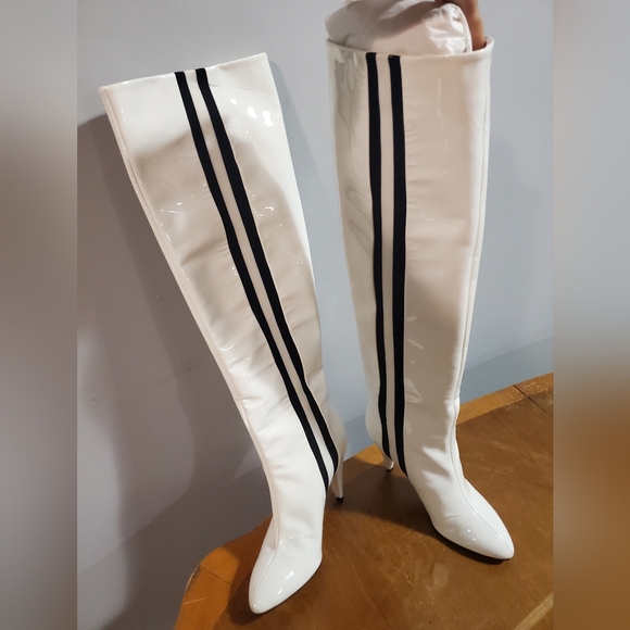 NIB $1195 sz 36.5 Alchima di Ballin patent boots - Picture 3 of 5